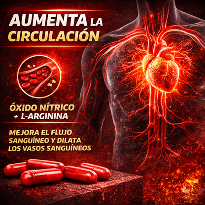 (Oxido nitrico) L-Arginina + Maca + Shilajit