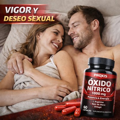(Oxido nitrico) L-Arginina + Maca + Shilajit
