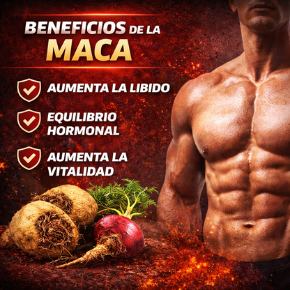 (Oxido nitrico) L-Arginina + Maca + Shilajit