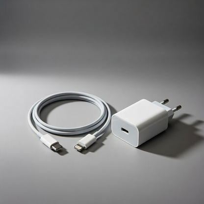 Cargador con cable USB-C - Lightning (20 W)