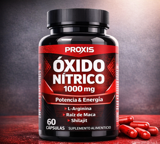 (Oxido nitrico) L-Arginina + Maca + Shilajit